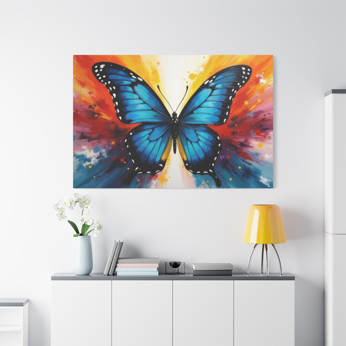 Vibrant Butterfly Explosion