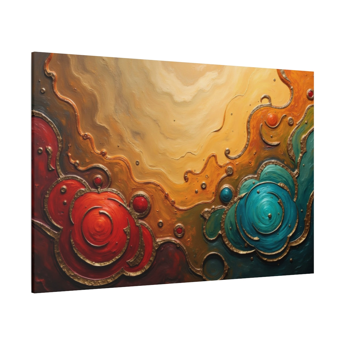 Celestial Swirl of Contrasts
