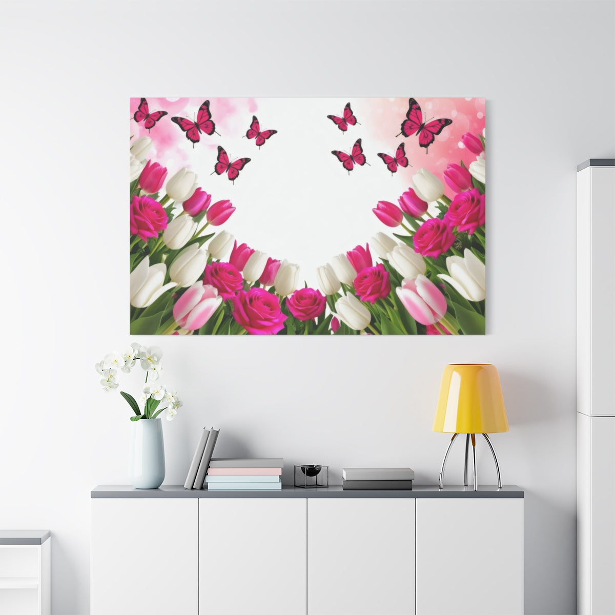 Floral Symphony of Butterflies