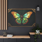 Ethereal Butterfly in Stained Glass