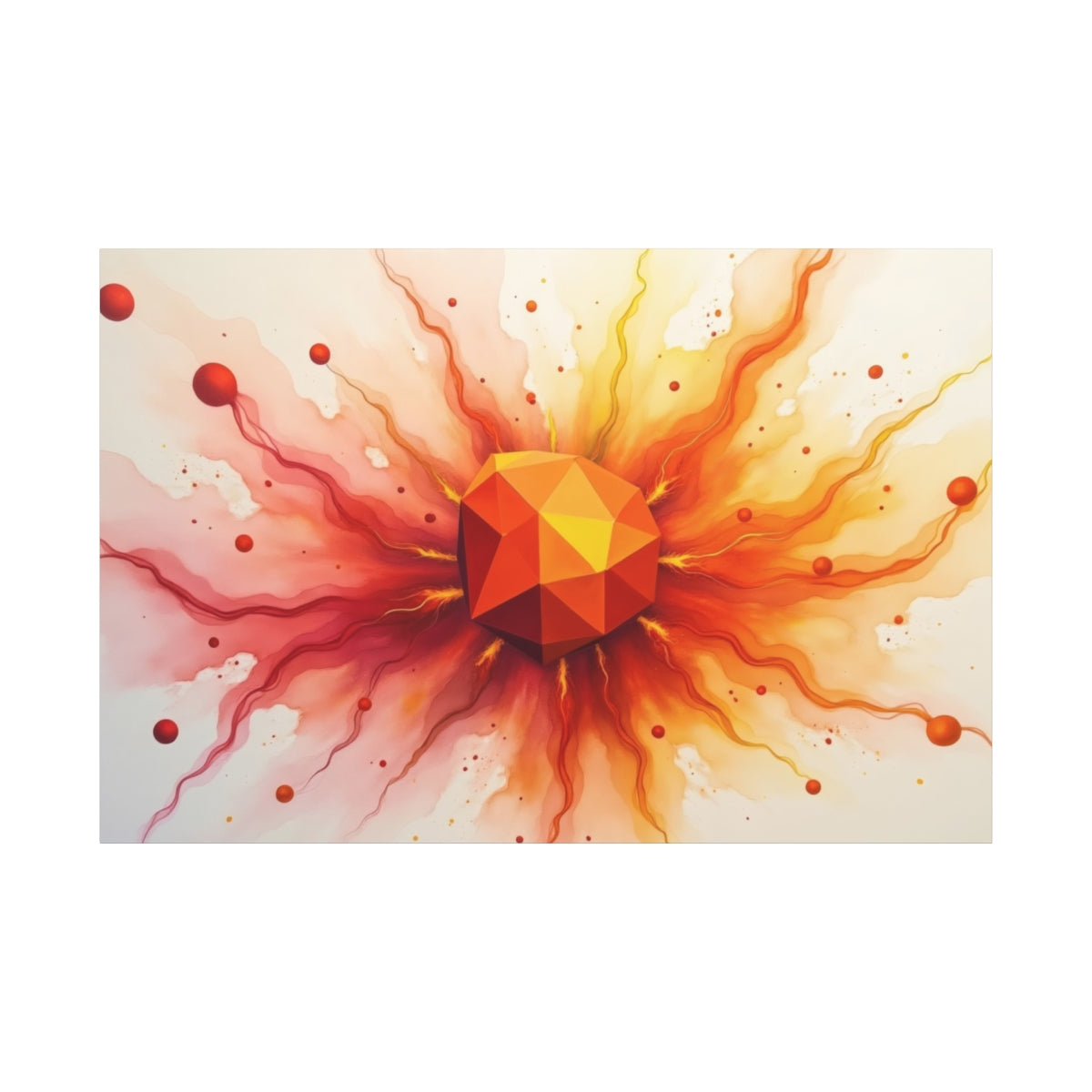 Explosion of Geometric Flame