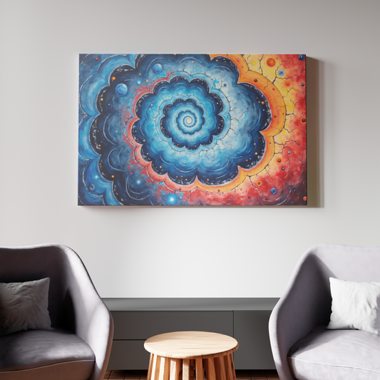 Cosmic Bloom Spiral