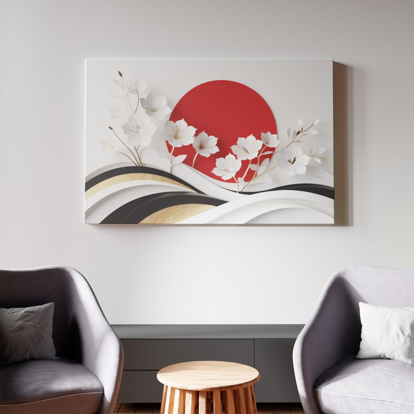 Serenity in Bloom: Radiant Harmony
