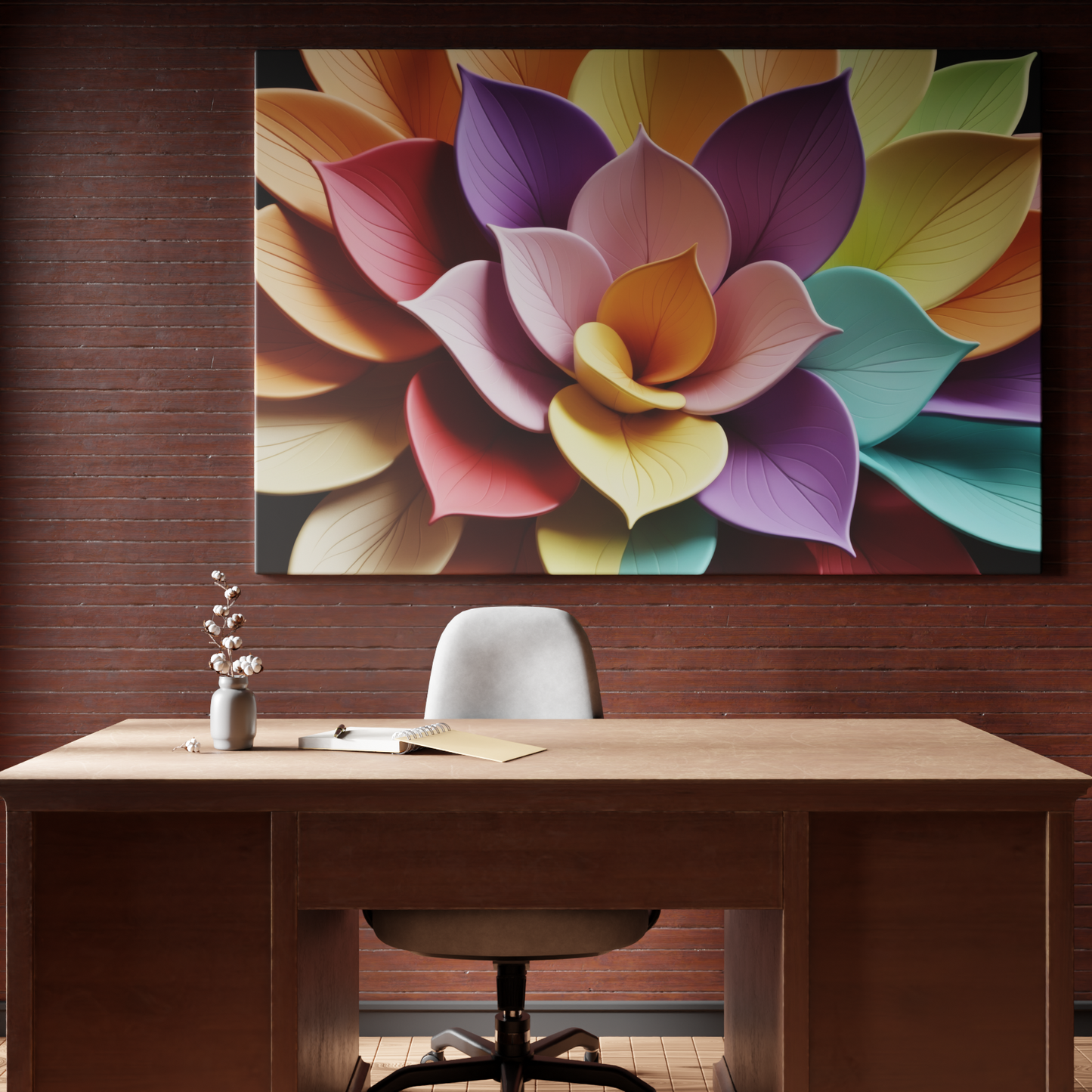 Flutter of Colorful Petals