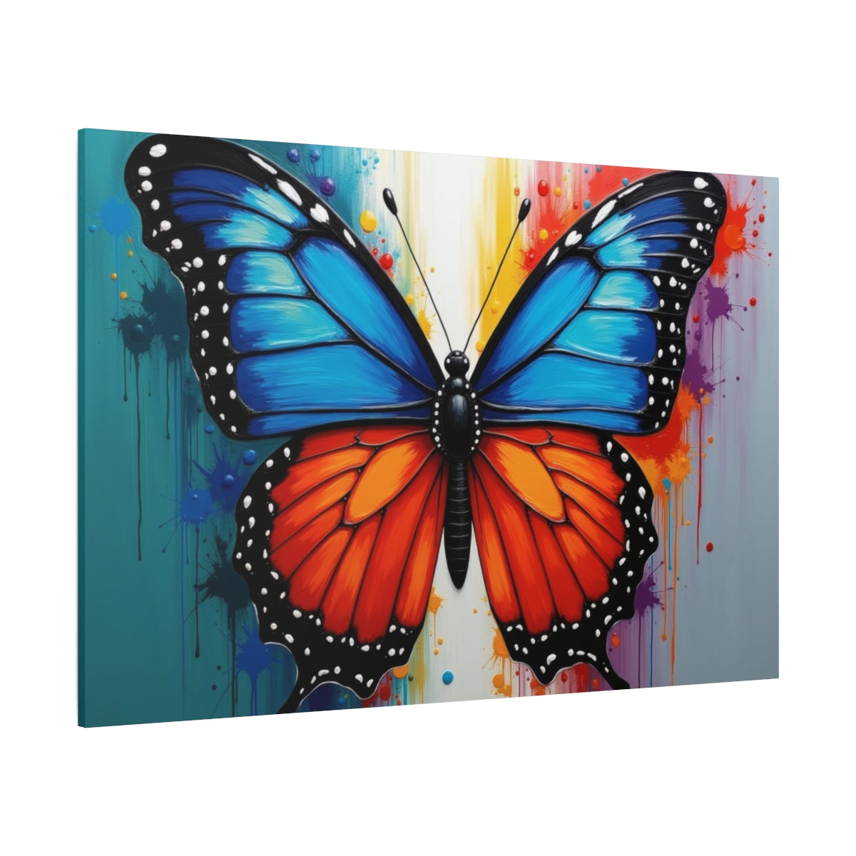 Vibrant Monarch: A Dance of Colors