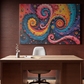 Vibrant Cosmic Spirals