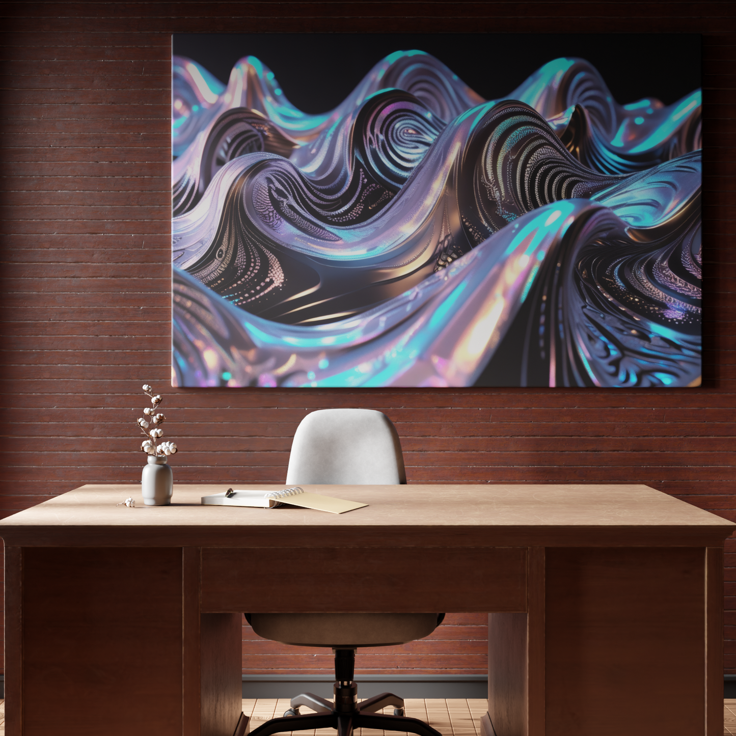 Luminescent Waves of Steel