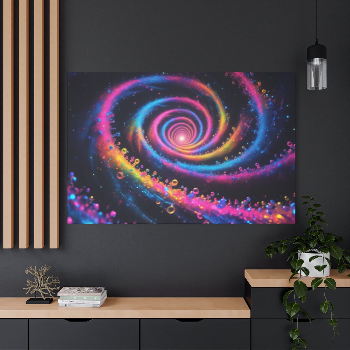 Cosmic Vortex of Colors