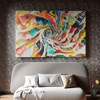 Vibrant Tornado of Colors
