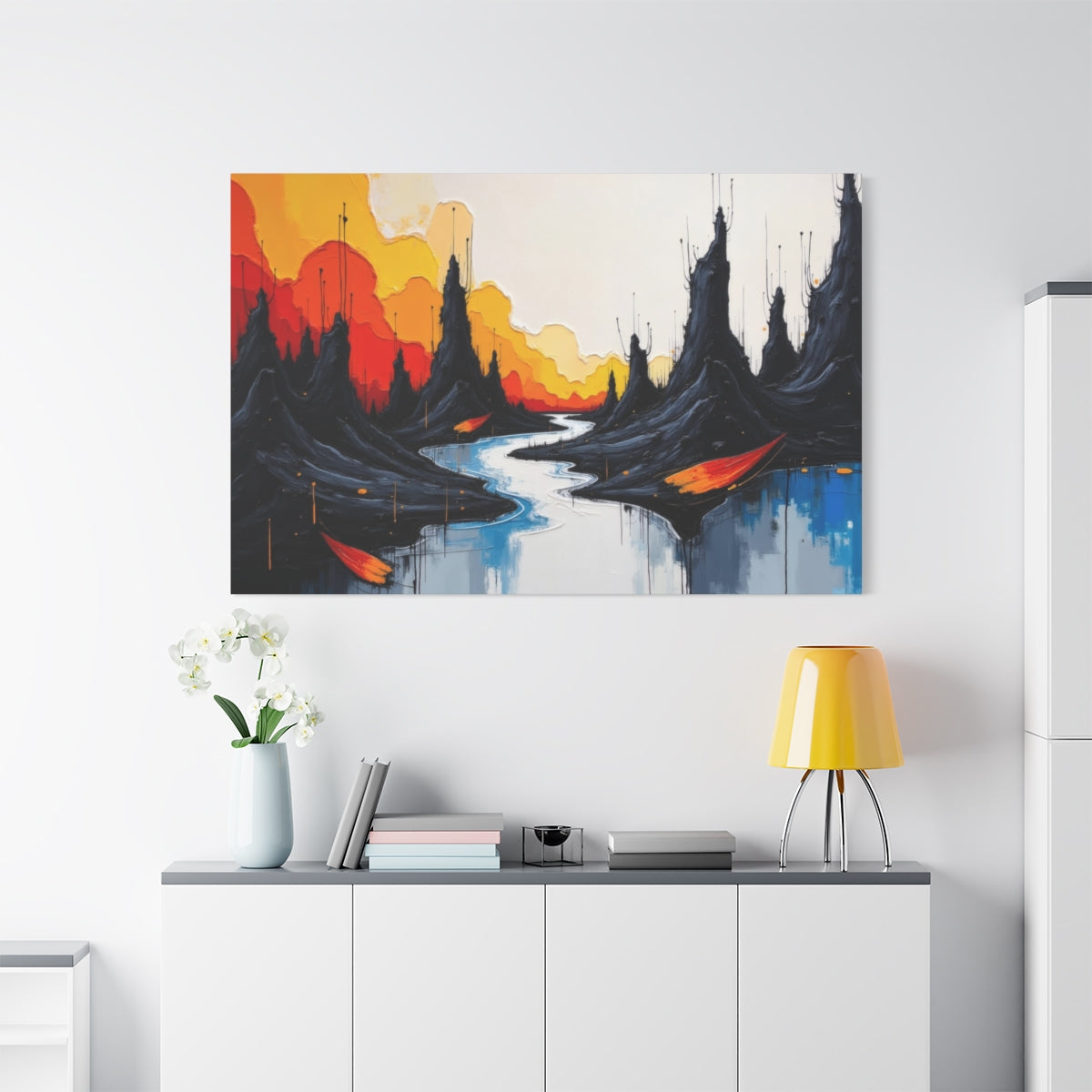Crimson Peaks and Tranquil Waters