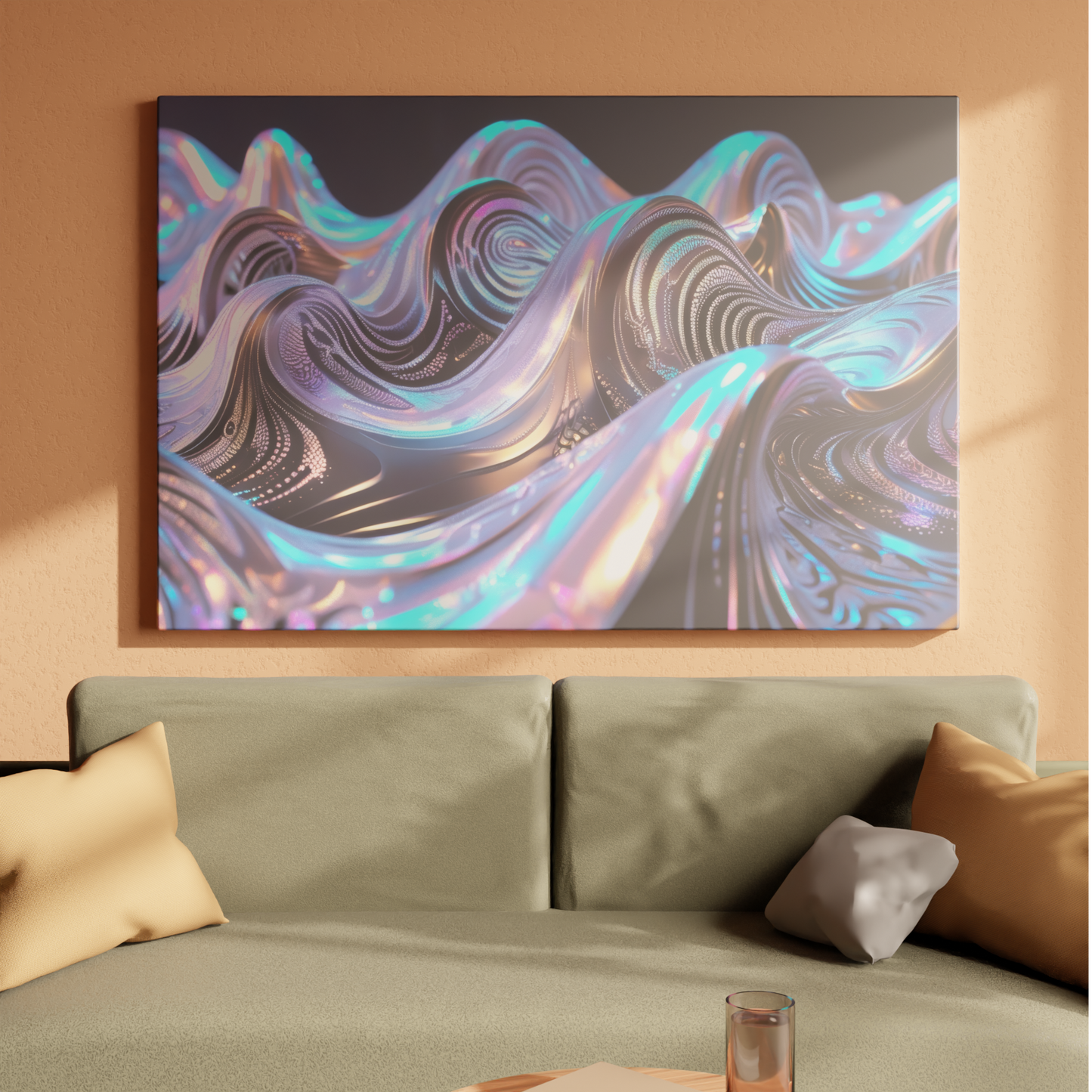 Luminescent Waves of Steel