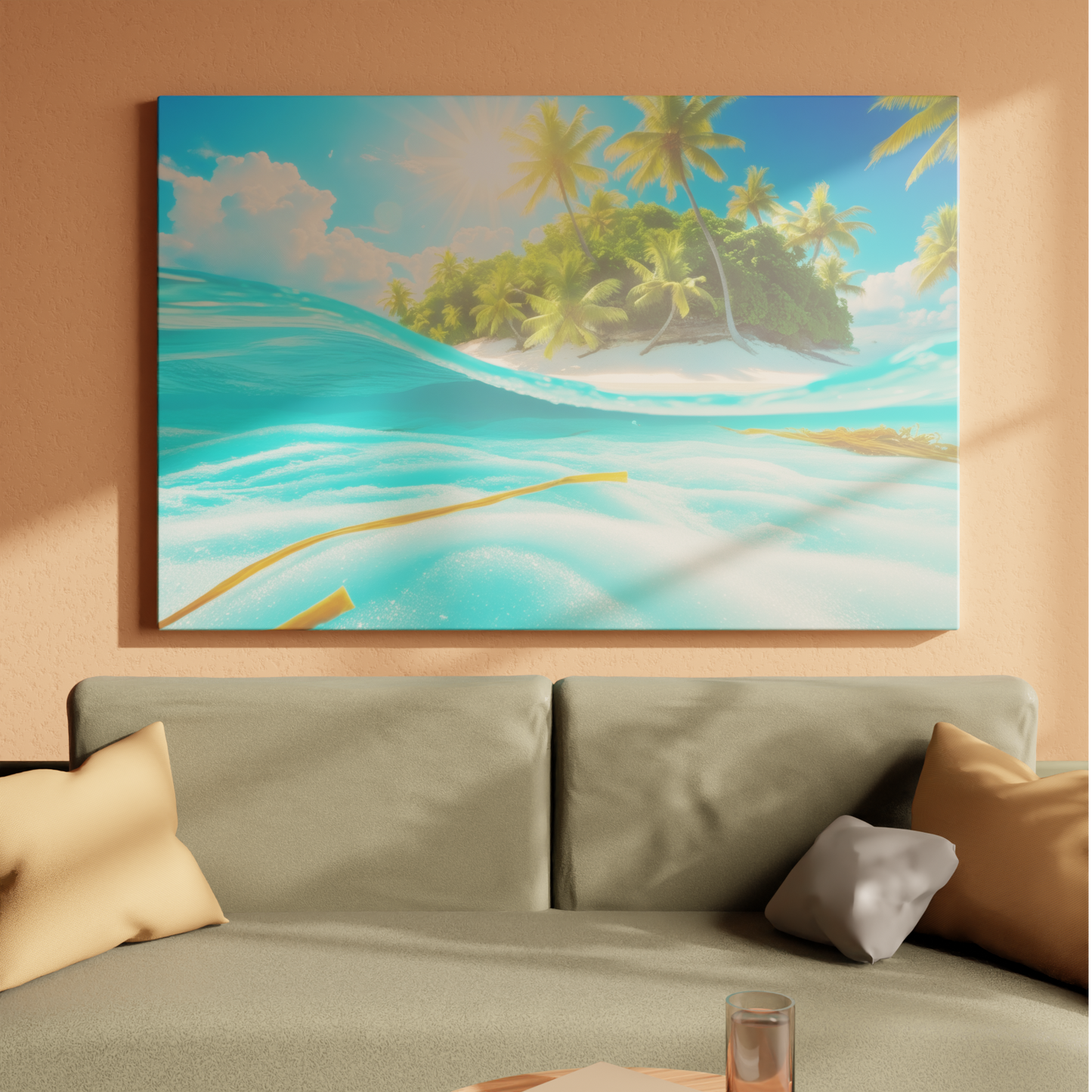 Island Serenity: Above and Below
