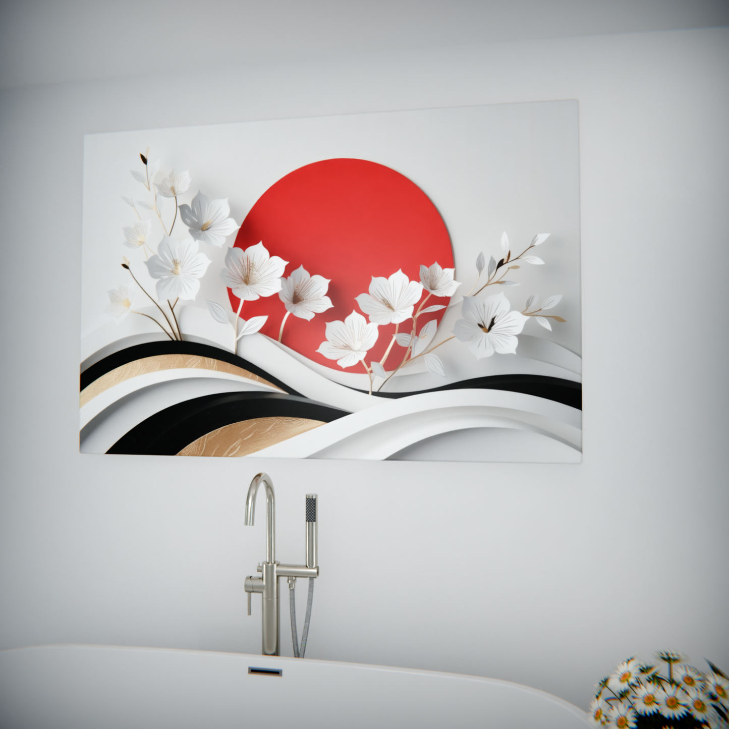 Serenity in Bloom: Radiant Harmony
