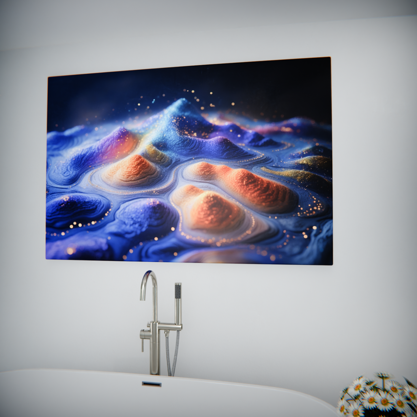 Galactic Terrains: A Cosmic Canvas
