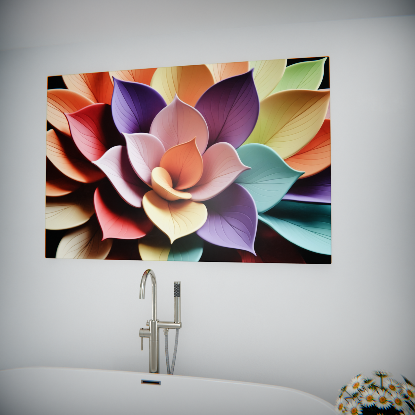 Flutter of Colorful Petals