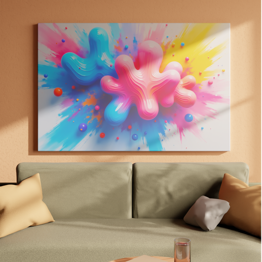 Burst of Colorful Energy