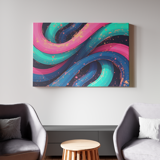 Neon River Currents