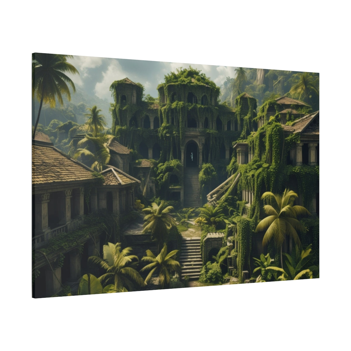 Lush Ruins in the Tropics