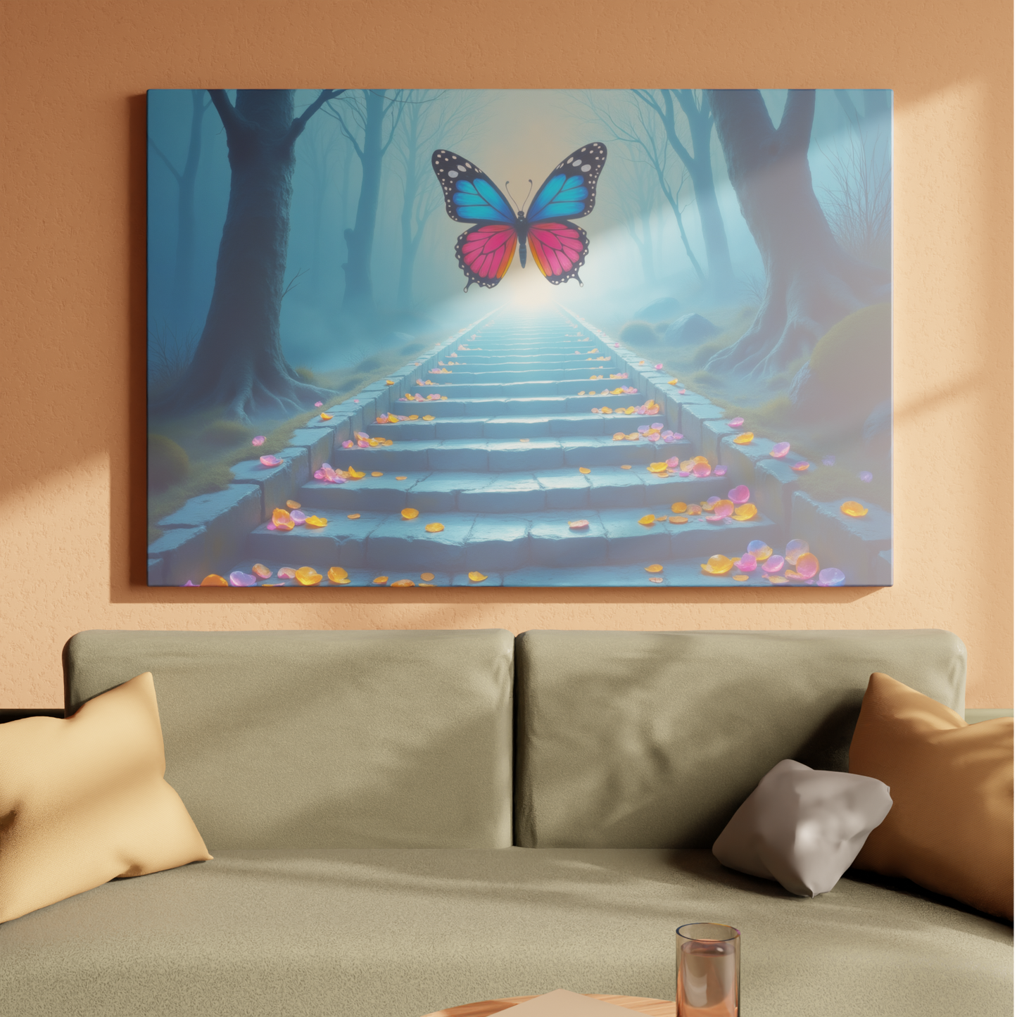 Enchanted Flight on Misty Steps