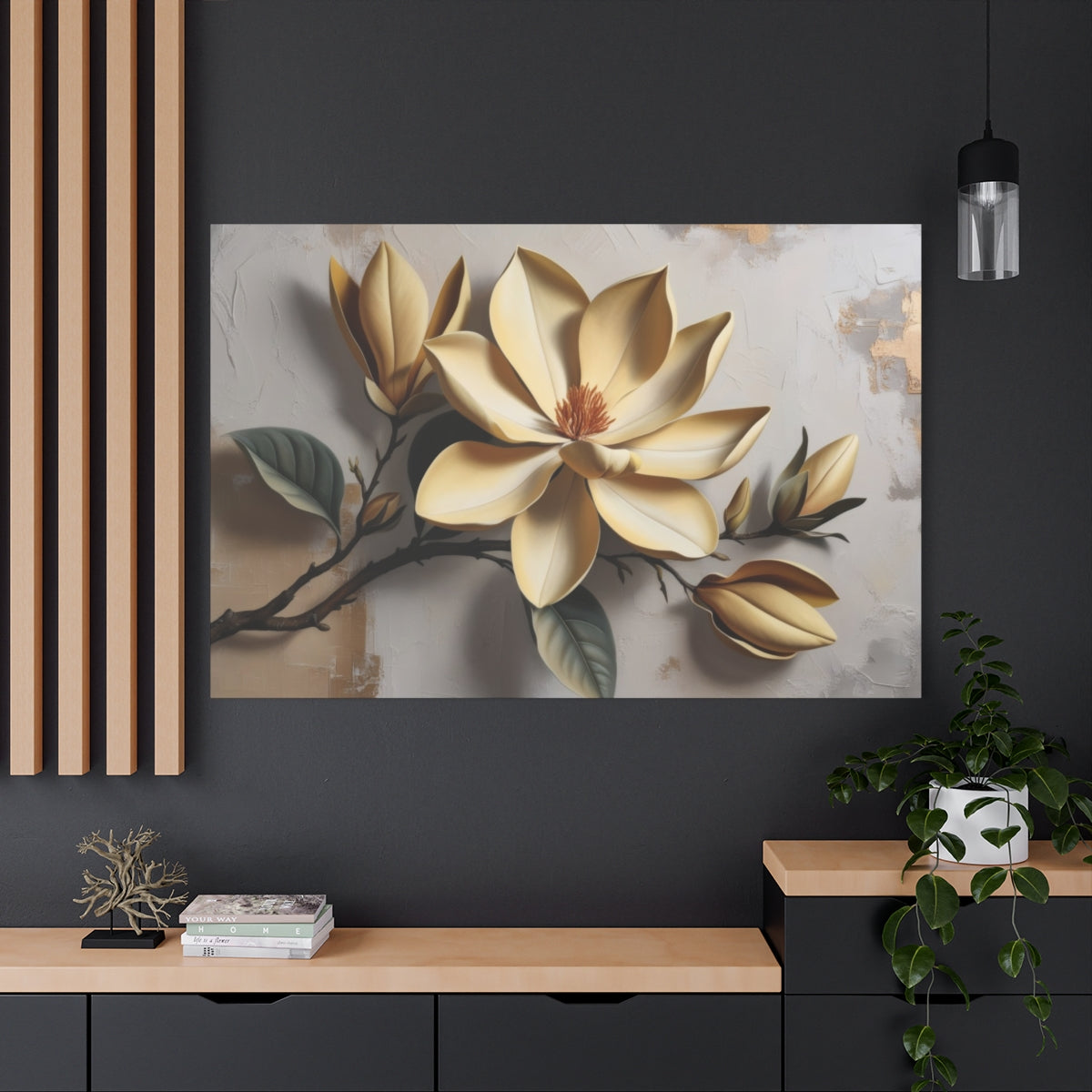 Golden Magnolia Elegance