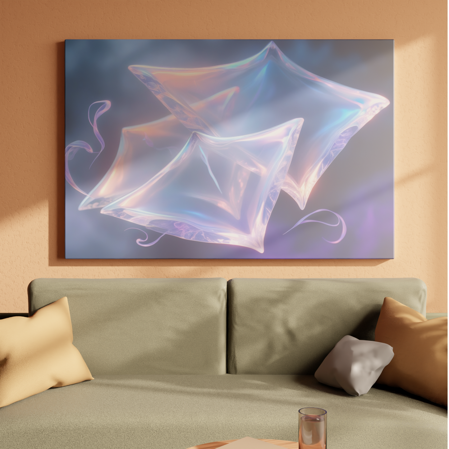 Ethereal Iridescence: Dancing Light