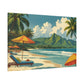 Tropical Escape Under Parasol