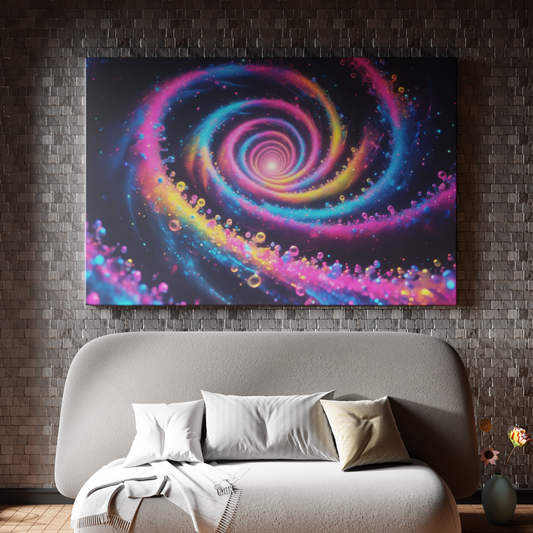 Cosmic Vortex of Colors