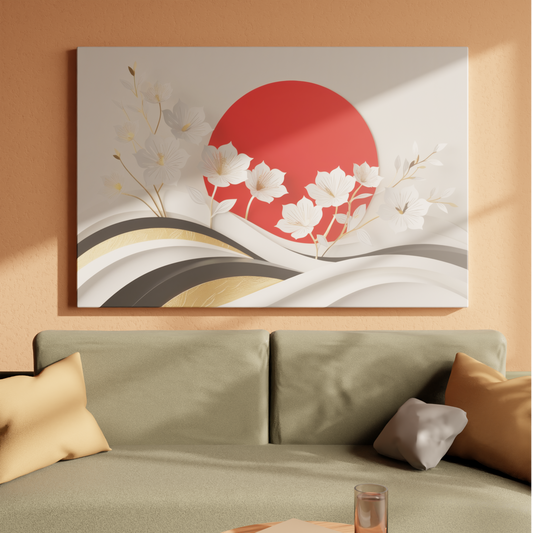 Serenity in Bloom: Radiant Harmony
