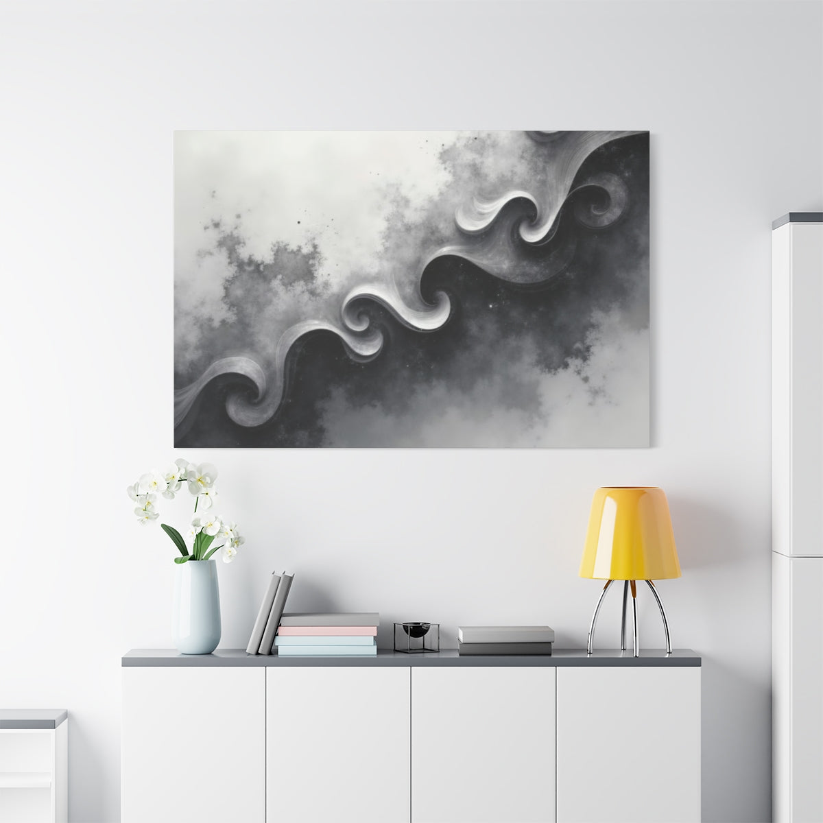 Monochrome Curvilinear Symphony