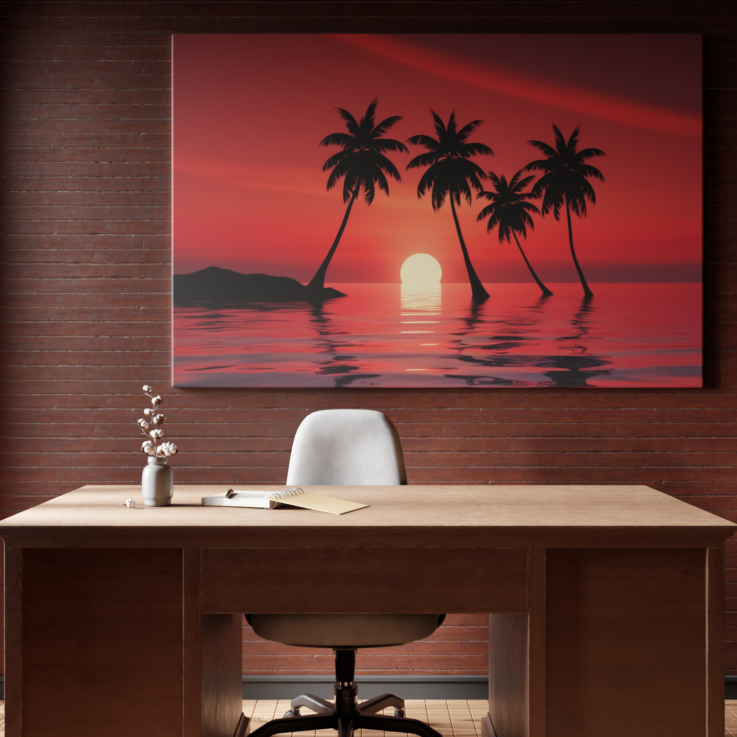 Tropical Serenade at Sunset