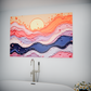 Sunset Symphony in Pastel Waves