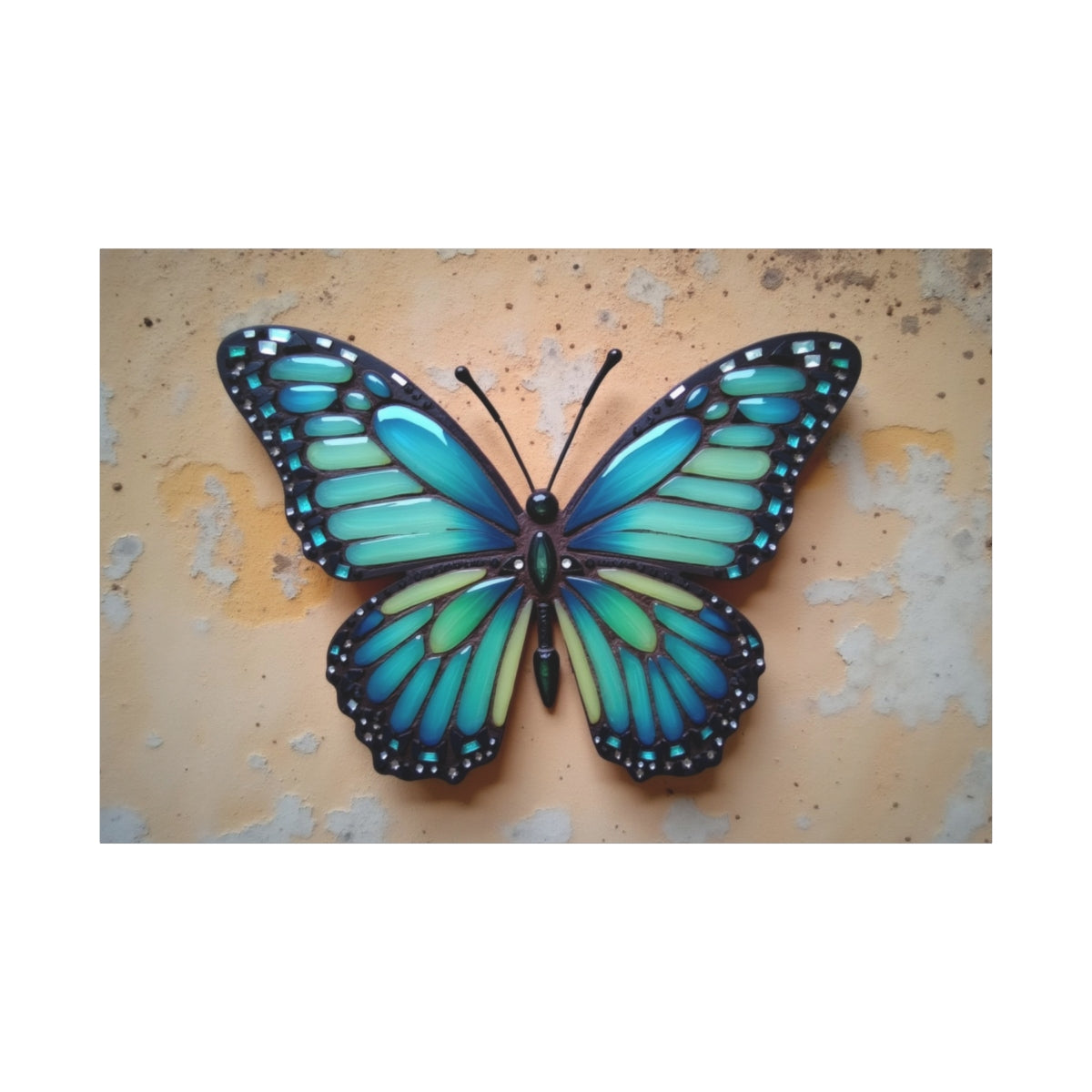 Radiant Glass Butterfly