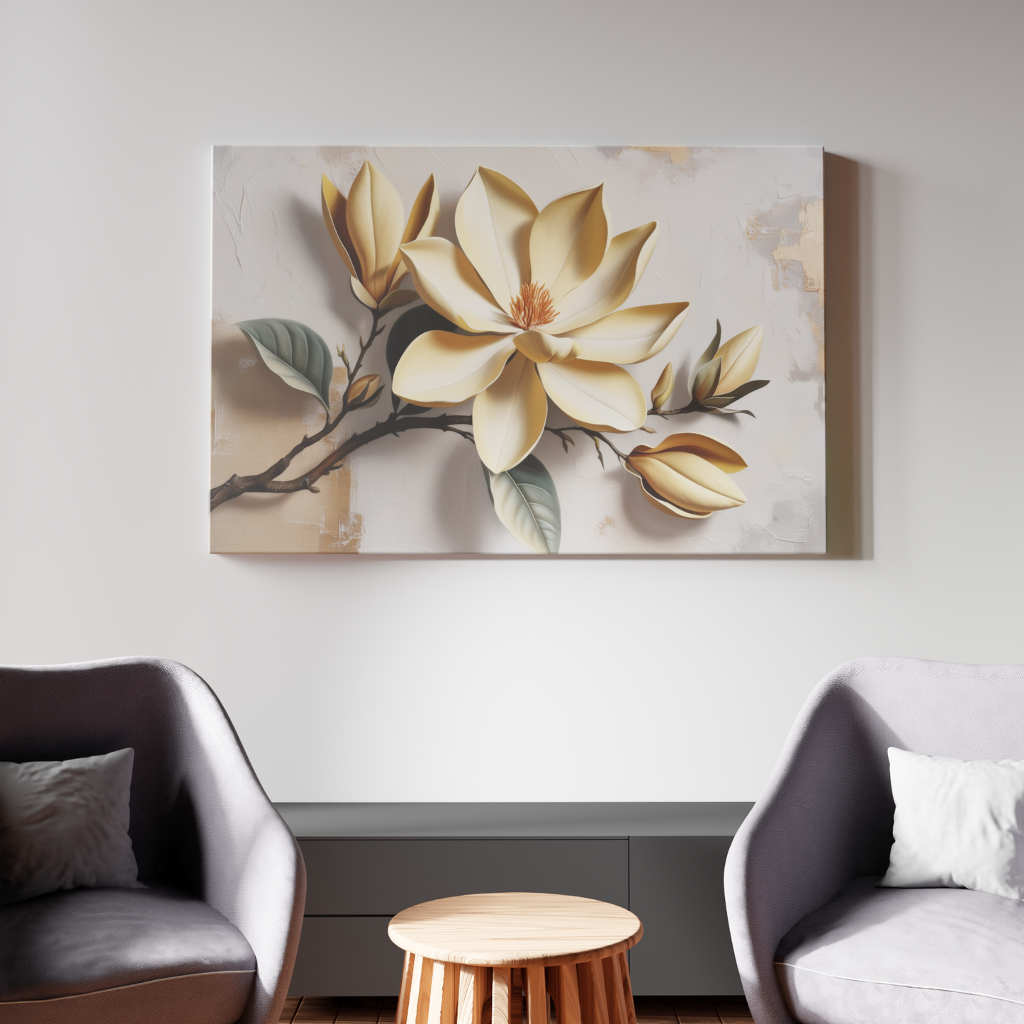 Golden Magnolia Elegance