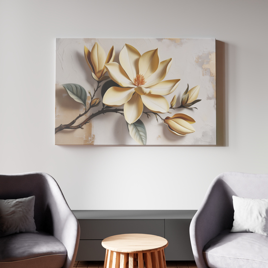 Golden Magnolia Elegance