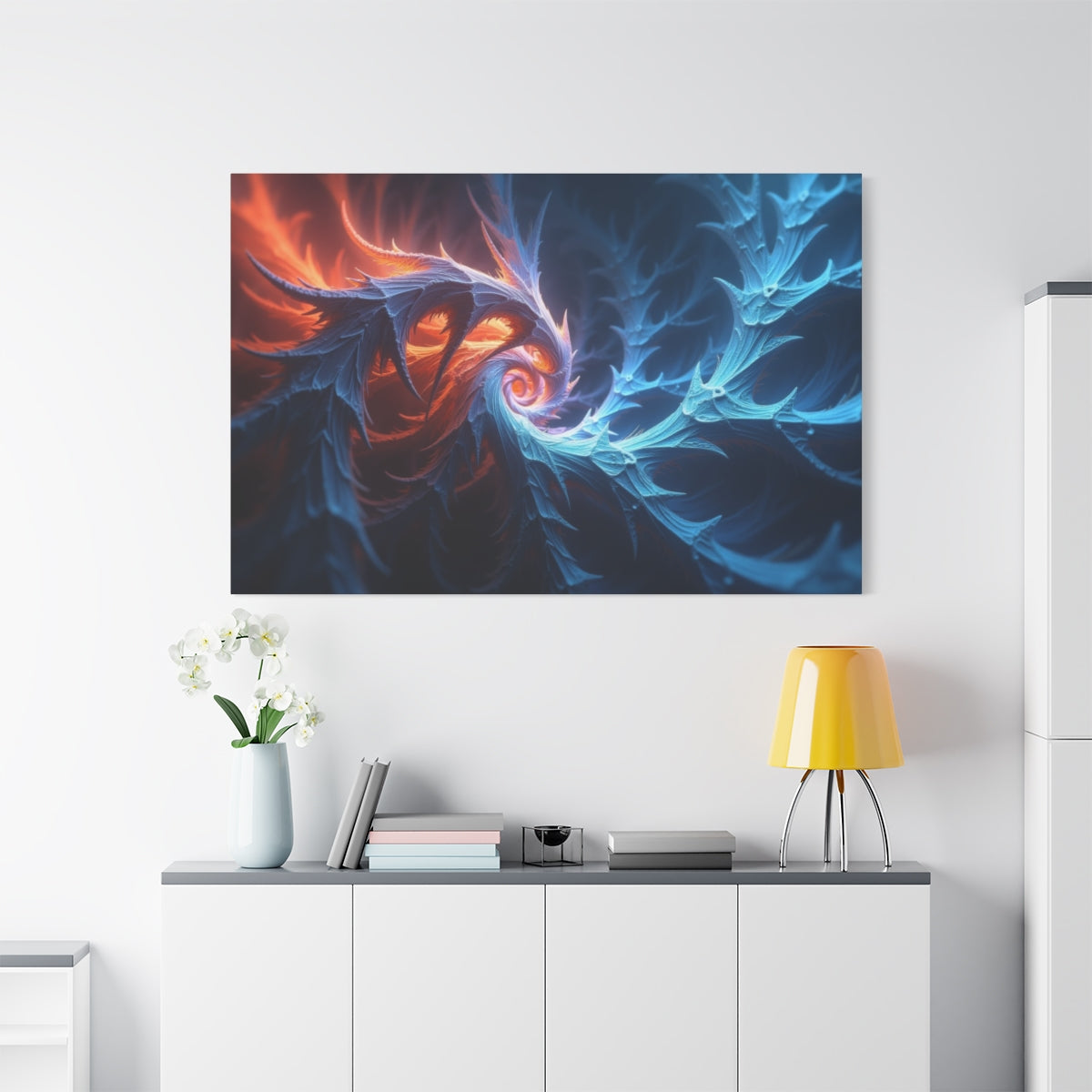 Radiant Fractal Whirlpool
