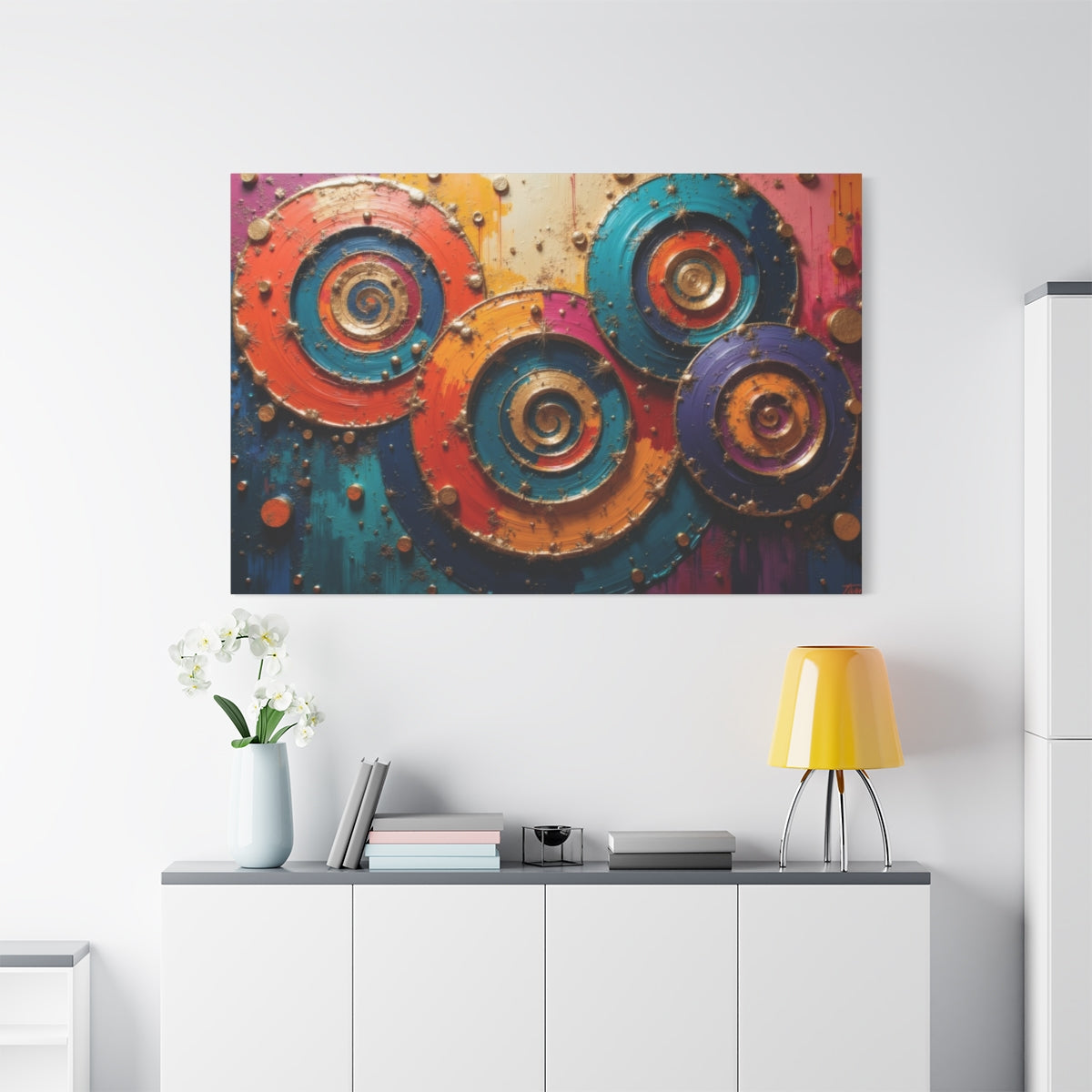 Vibrant Whirls of Imagination