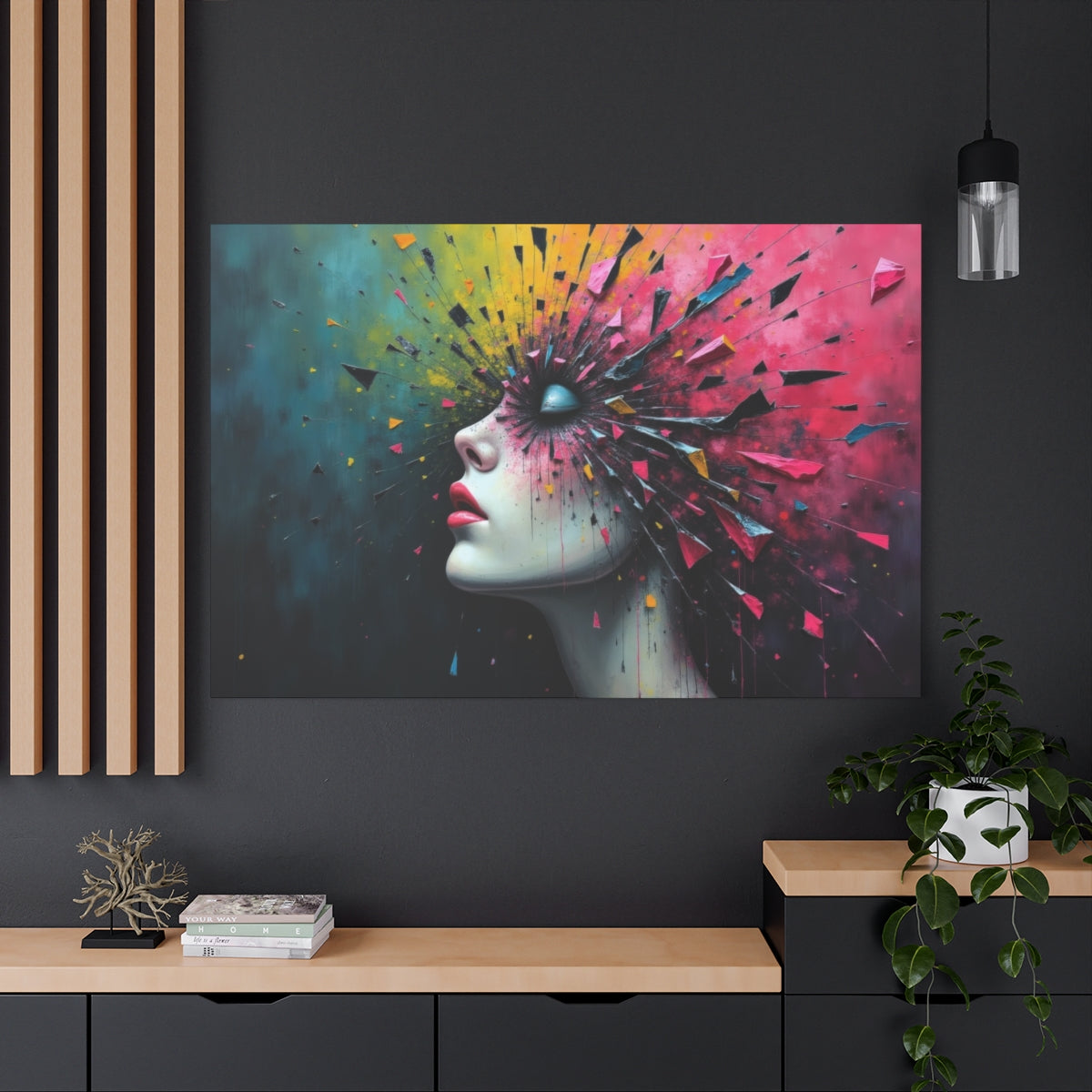 Explosive Color Portrait