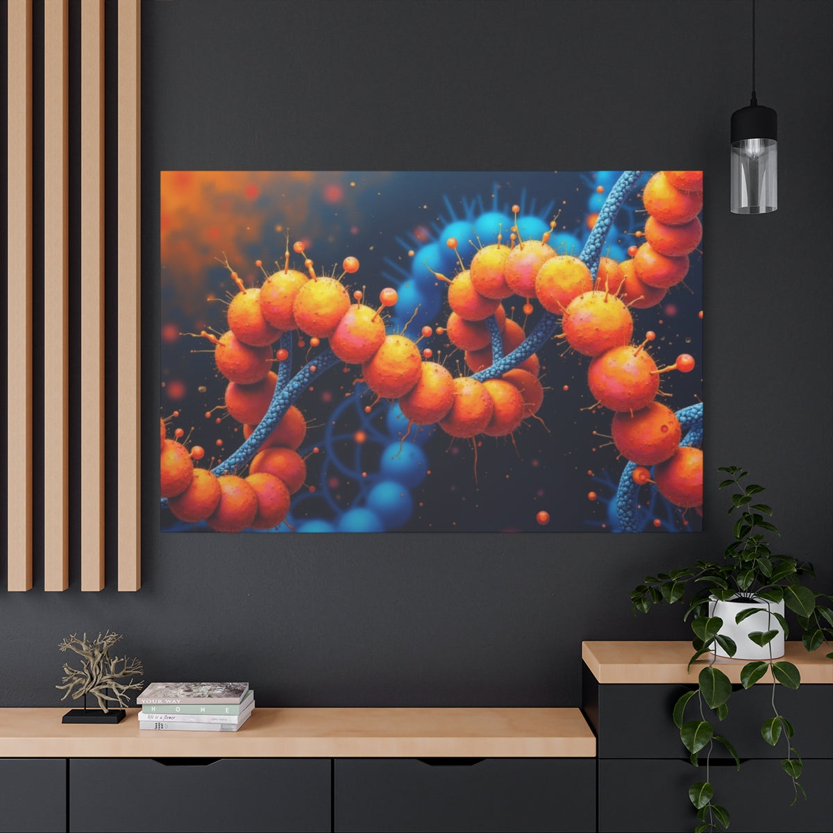 Molecular Dance of Color