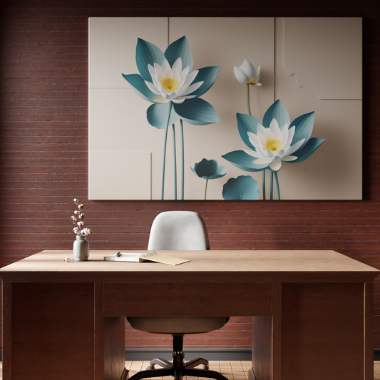Tranquil Lotus Blooms