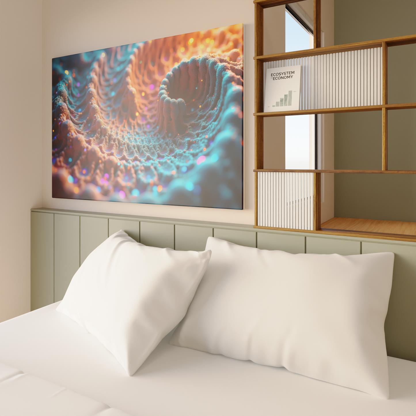 Cosmic Coral Dreamscape