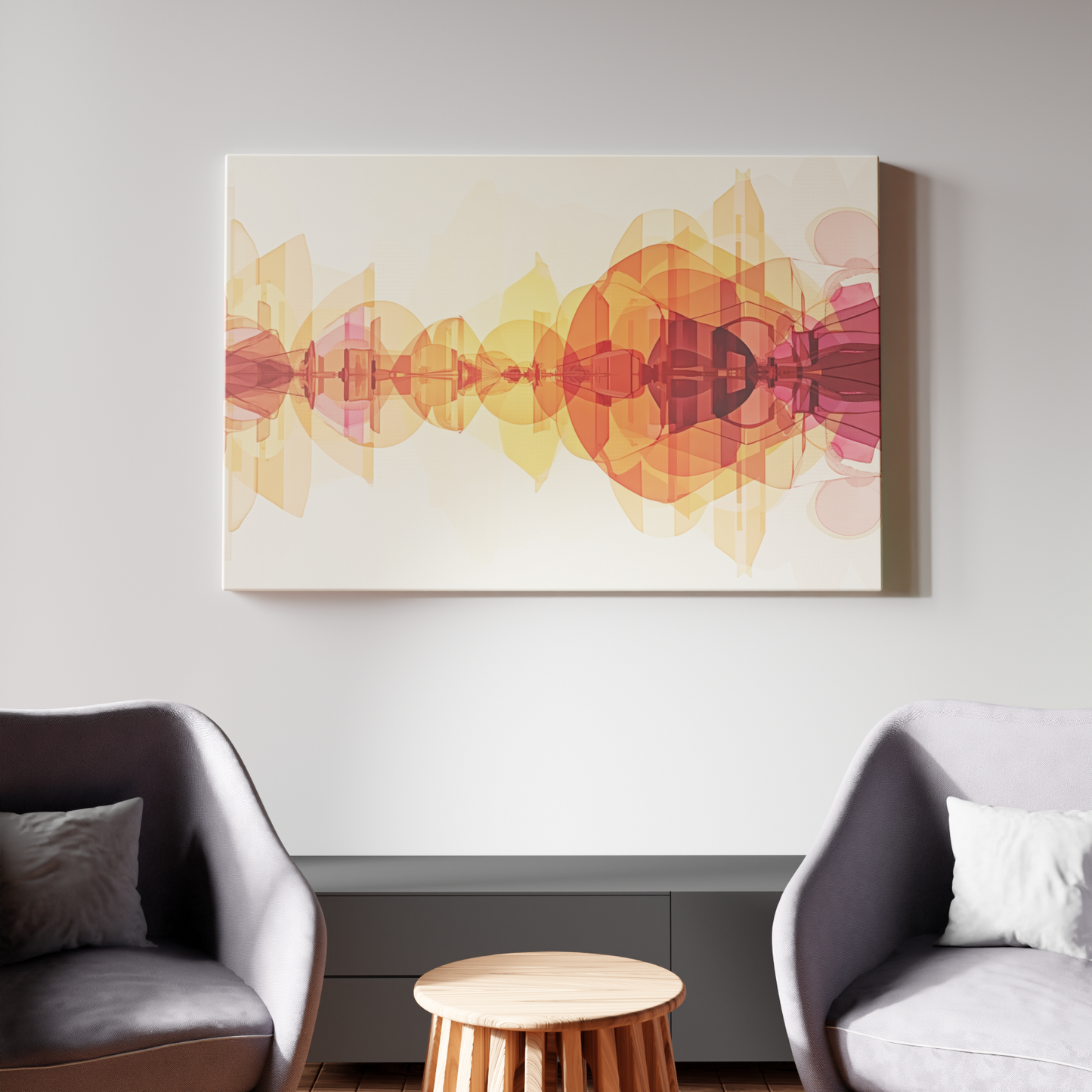 Echoes of Color: Geometric Harmony