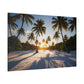 Sunset Symphony Among the Palms