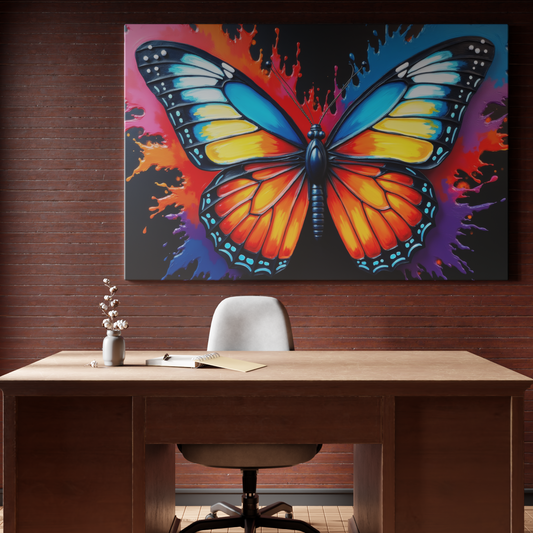 Vibrant Butterfly Explosion