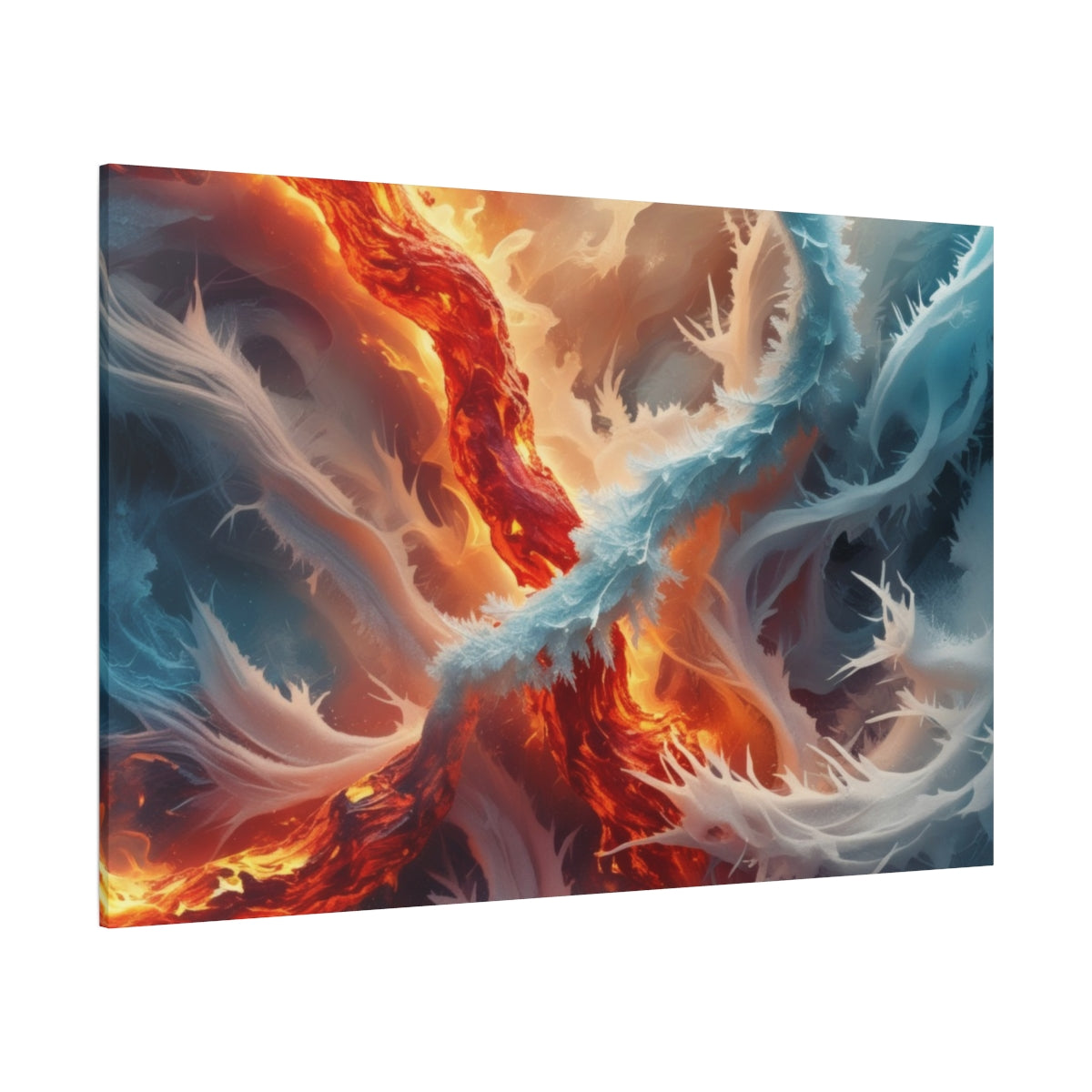 Elemental Dance of Fire and Ice