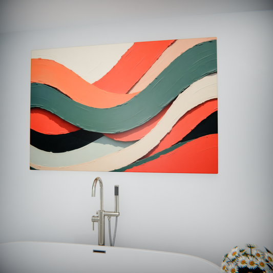 Flowing Harmony in Earth Tones