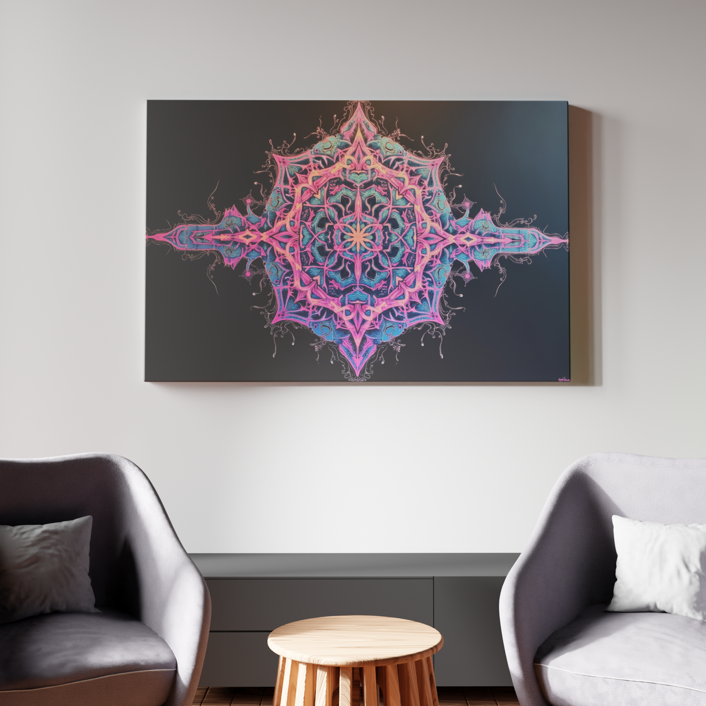 Psychedelic Mandala Elegance