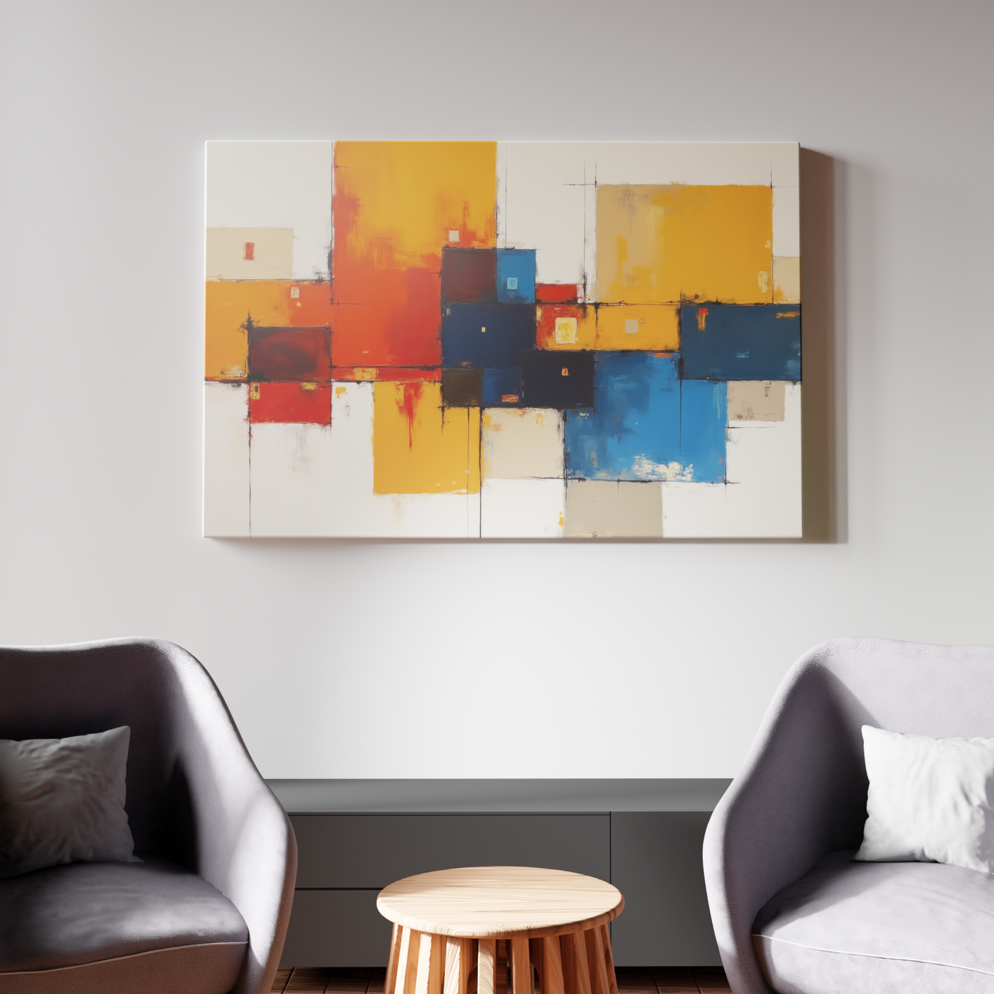 Vibrant Geometric Kaleidoscope
