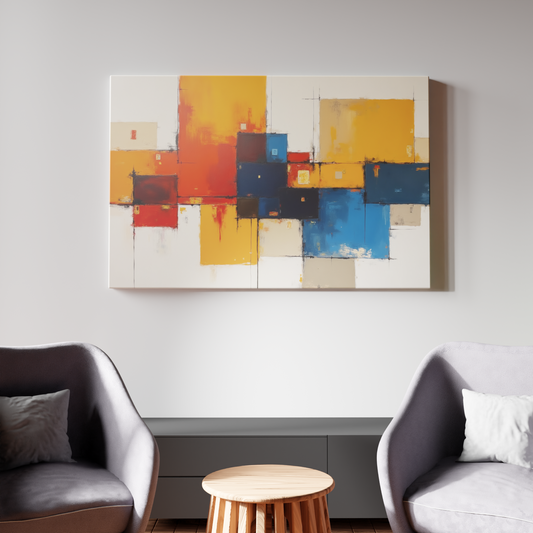 Vibrant Geometric Kaleidoscope