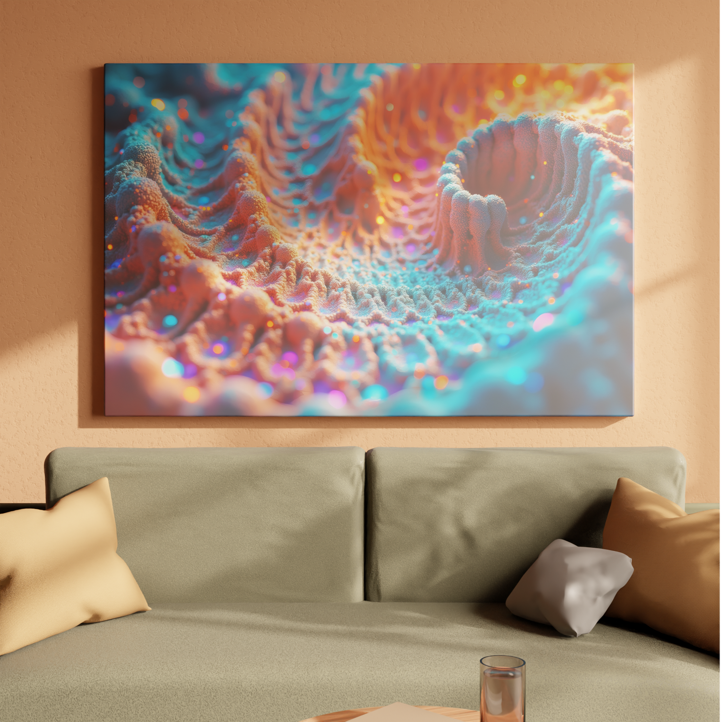 Cosmic Coral Dreamscape