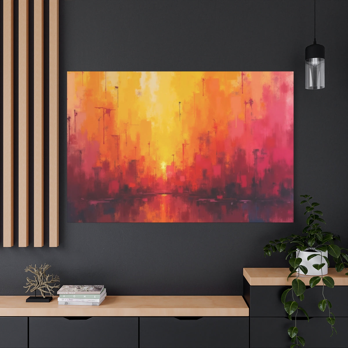 Sunset Symphony on Canvas